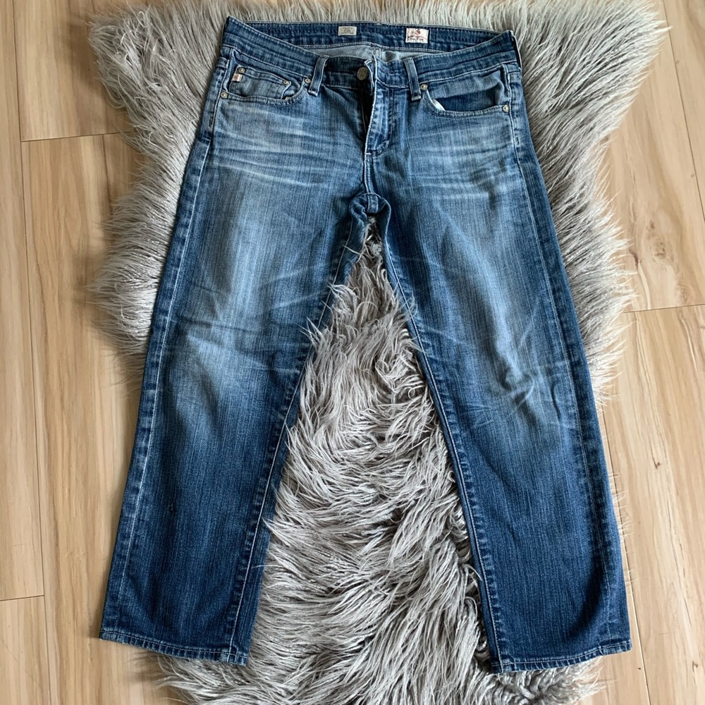 AG Tomboy Crop relaxed straight crop